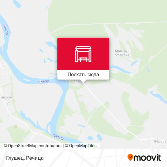 Карта Глушец