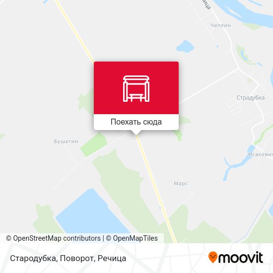 Карта Стародубка, Поворот