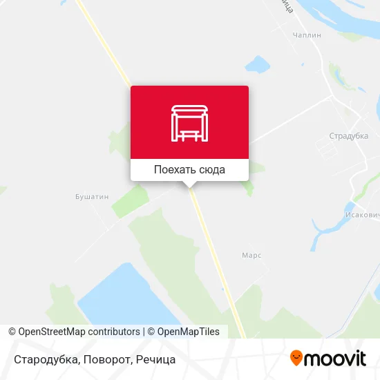 Карта Стародубка, Поворот