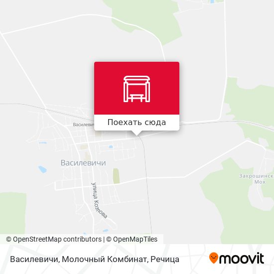 Карта Василевичи, Молочный Комбинат