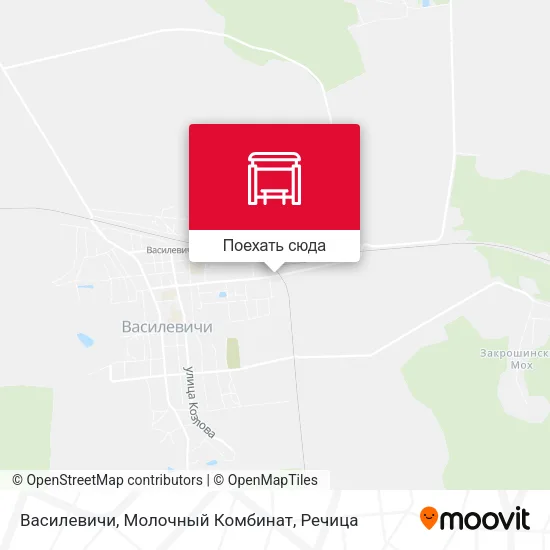 Карта Василевичи, Молочный Комбинат