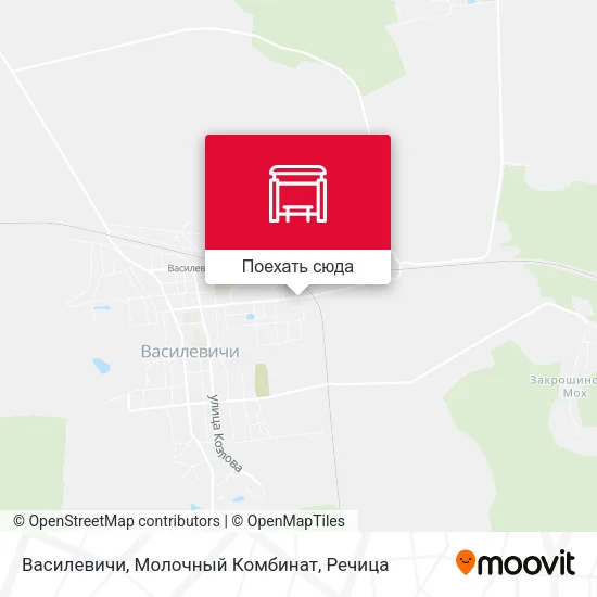 Карта Василевичи, Молочный Комбинат