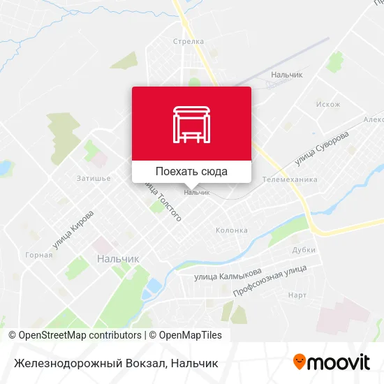 Карта Железнодорожный Вокзал
