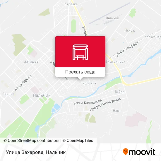 Карта Улица Захарова