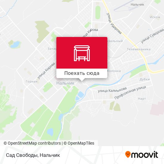 Карта Сад Свободы