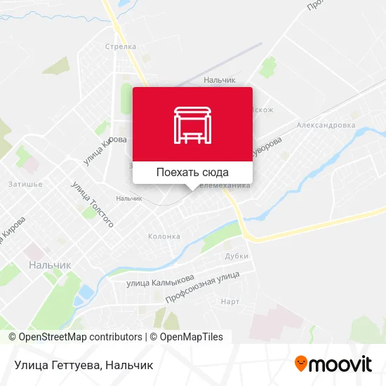 Карта Улица Геттуева