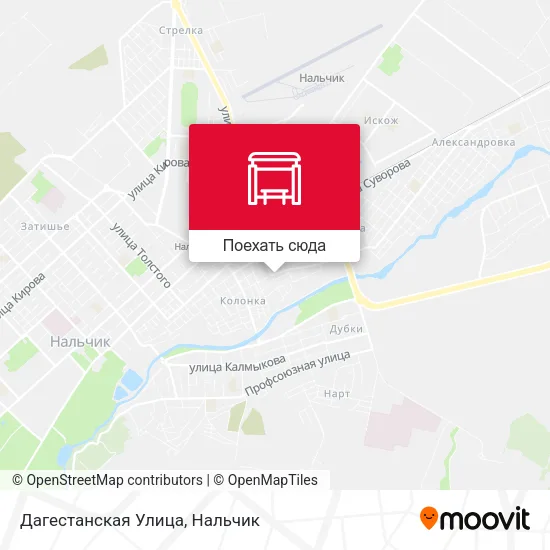 Карта Дагестанская Улица