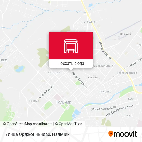 Карта Улица Орджоникидзе
