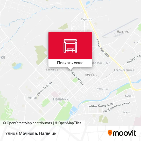Карта Улица Мечиева