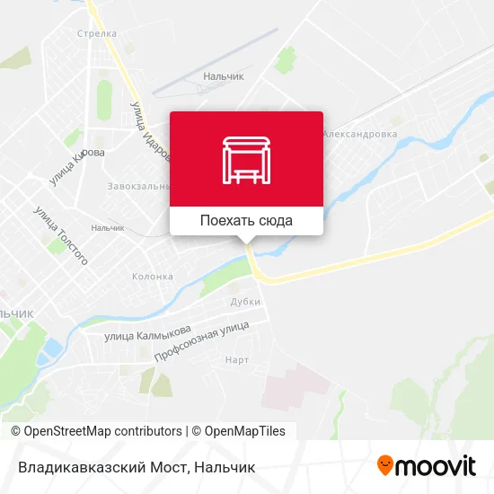 Карта Владикавказский Мост