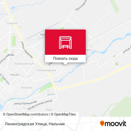 Карта Ленинградская Улица