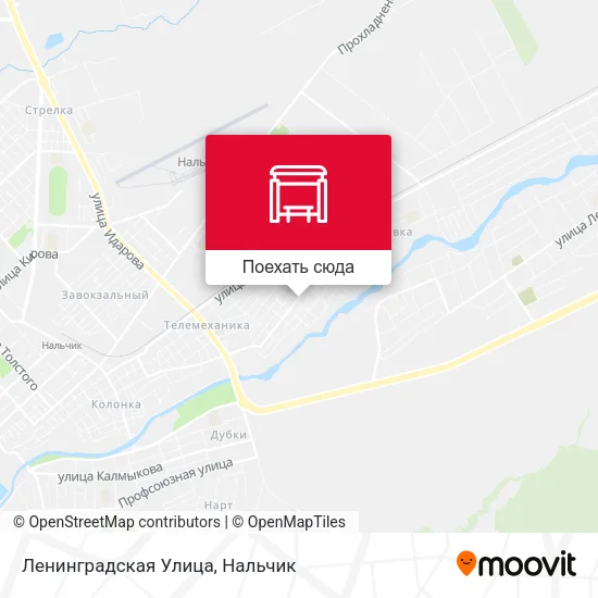 Карта Ленинградская Улица