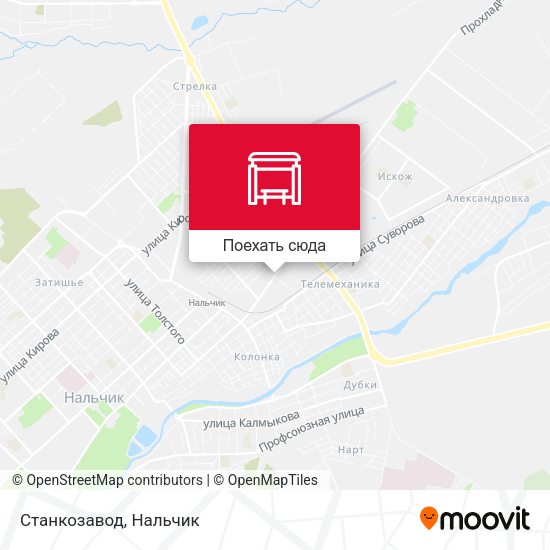 Карта Станкозавод