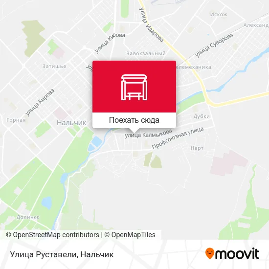 Карта Улица Руставели