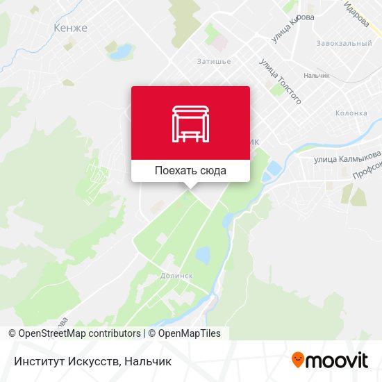 Карта Институт Искусств