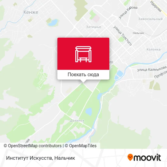 Карта Институт Искусств