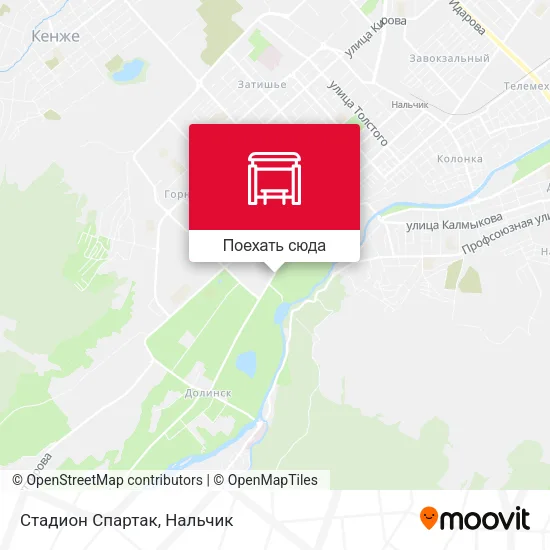 Карта Стадион Спартак