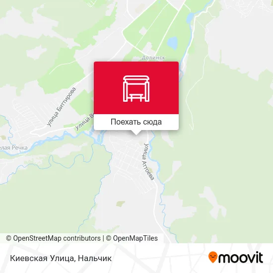 Карта Киевская Улица