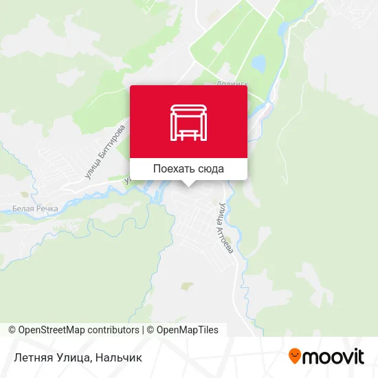 Карта Летняя Улица