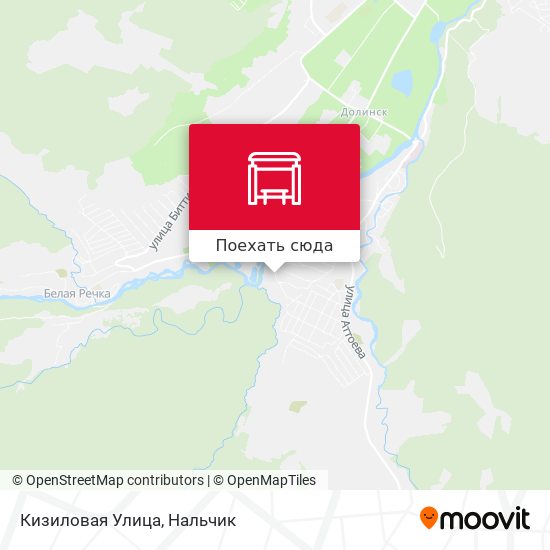 Карта Кизиловая Улица