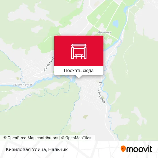 Карта Кизиловая Улица