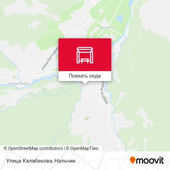 Карта Улица Калабекова