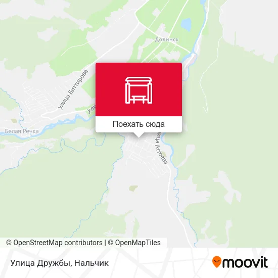 Карта Улица Дружбы