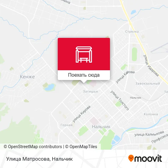 Карта Улица Матросова