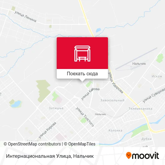 Карта Интернациональная Улица
