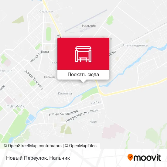 Карта Новый Переулок