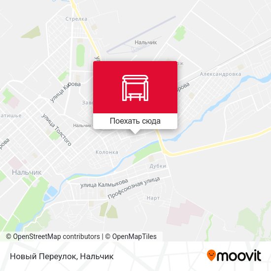Карта Новый Переулок