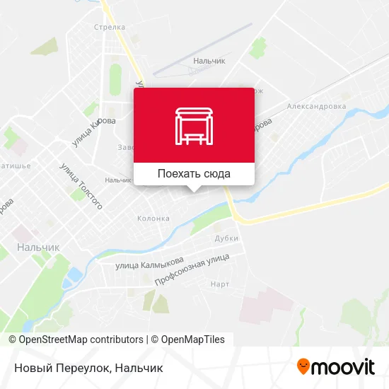 Карта Новый Переулок