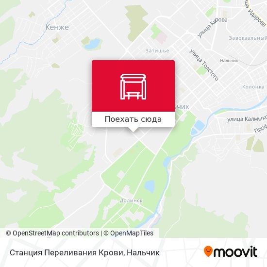 Карта Станция Переливания Крови