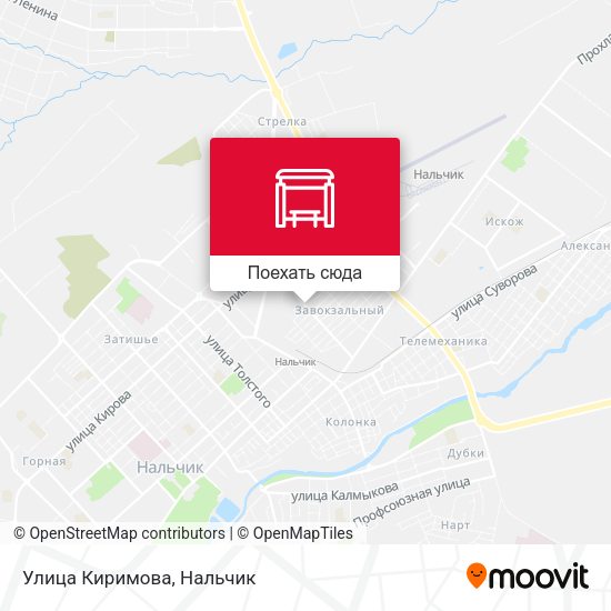 Карта Улица Киримова