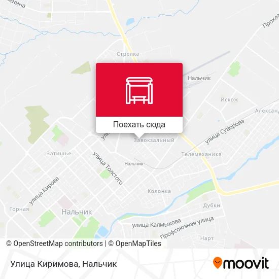 Карта Улица Киримова
