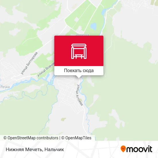 Карта Нижняя Мечеть