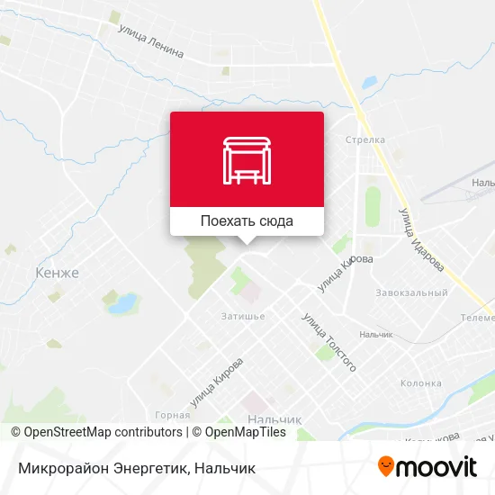 Карта Микрорайон Энергетик