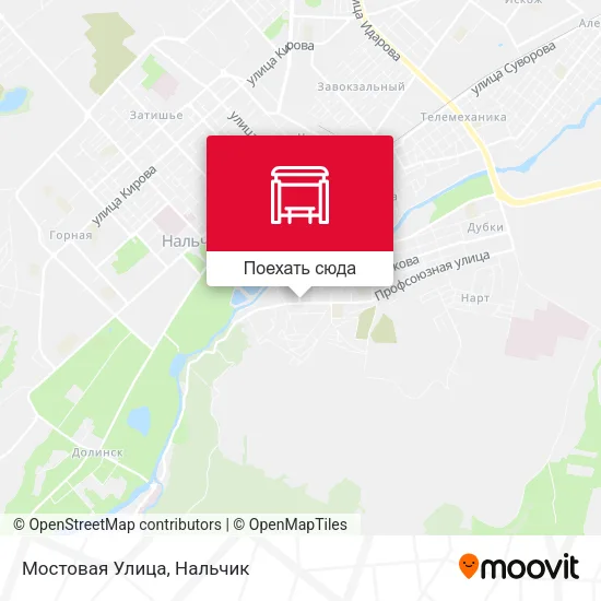 Карта Мостовая Улица