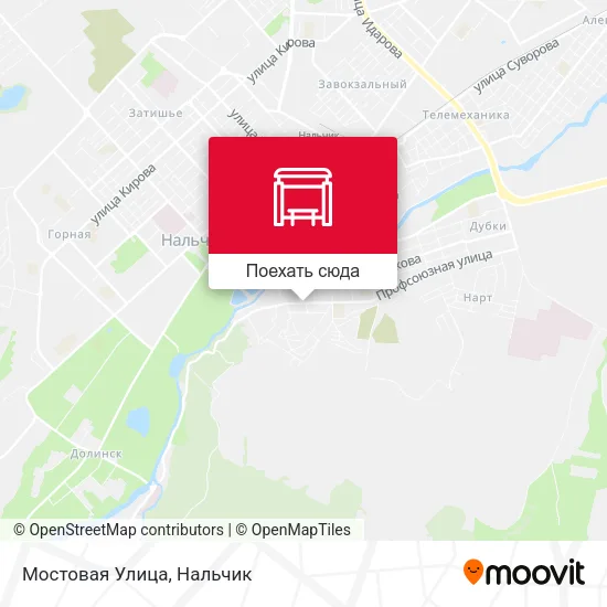 Карта Мостовая Улица