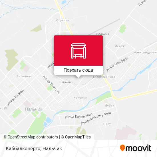 Карта Каббалкэнерго
