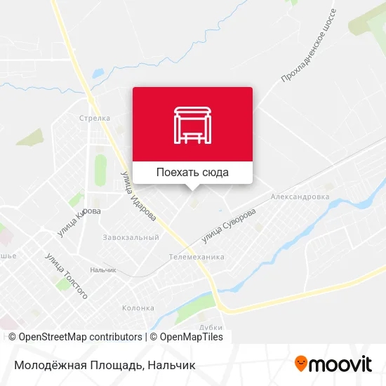 Карта Молодёжная Площадь
