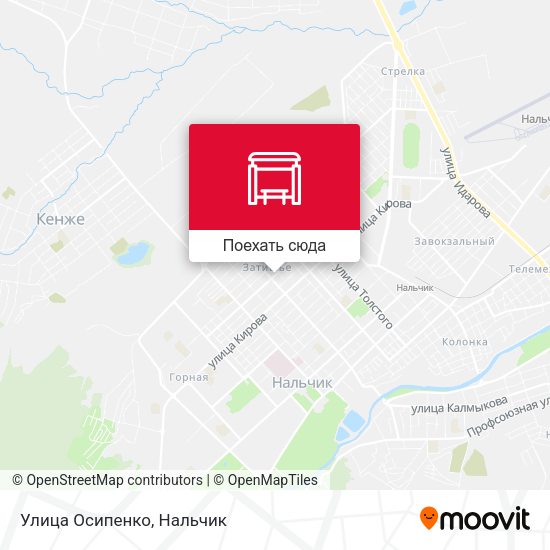 Карта Улица Осипенко