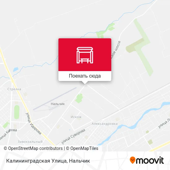 Карта Калининградская Улица