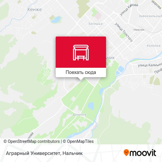 Карта Аграрный Университет