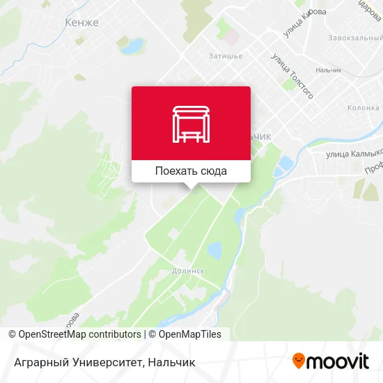 Карта Аграрный Университет