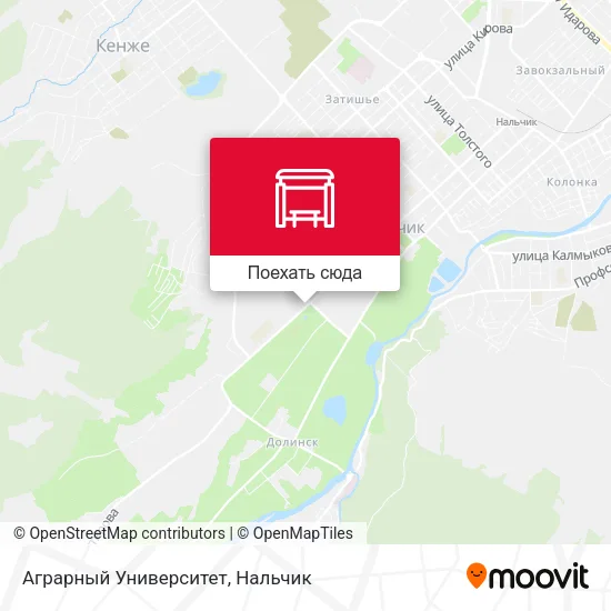 Карта Аграрный Университет