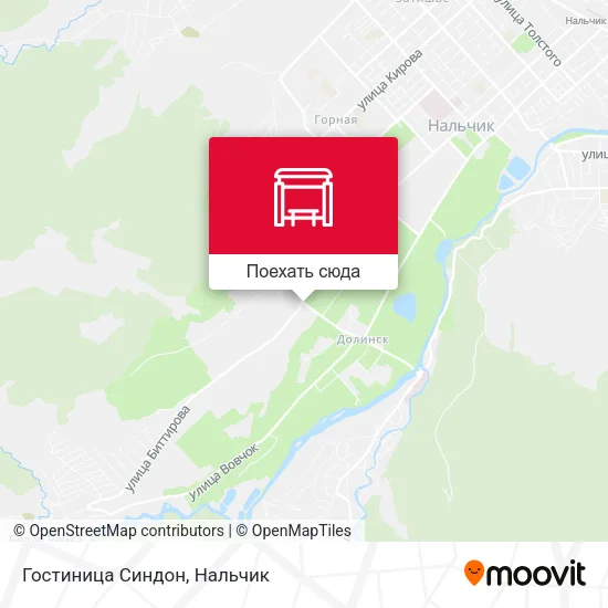 Карта Гостиница Синдон