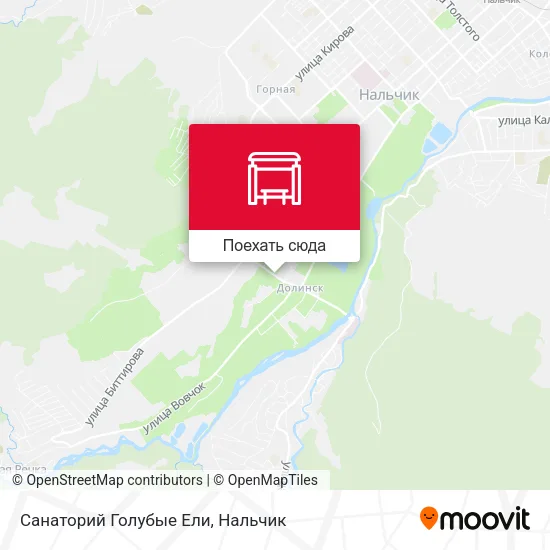 Карта Санаторий Голубые Ели