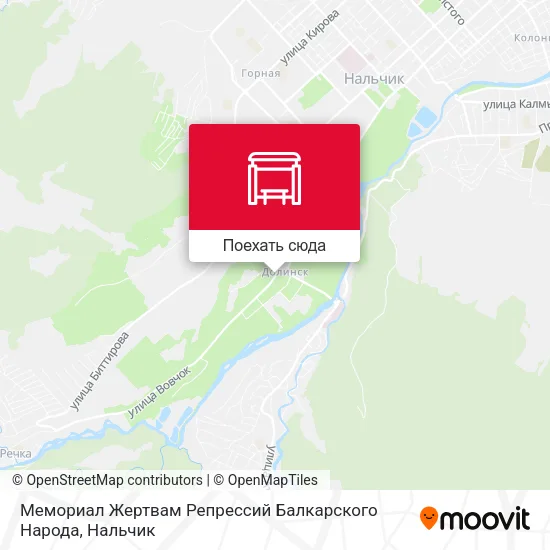 Карта Мемориал Жертвам Репрессий Балкарского Народа