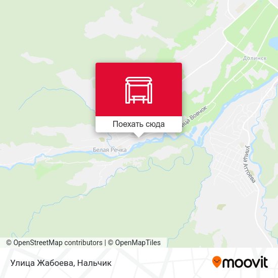 Карта Улица Жабоева
